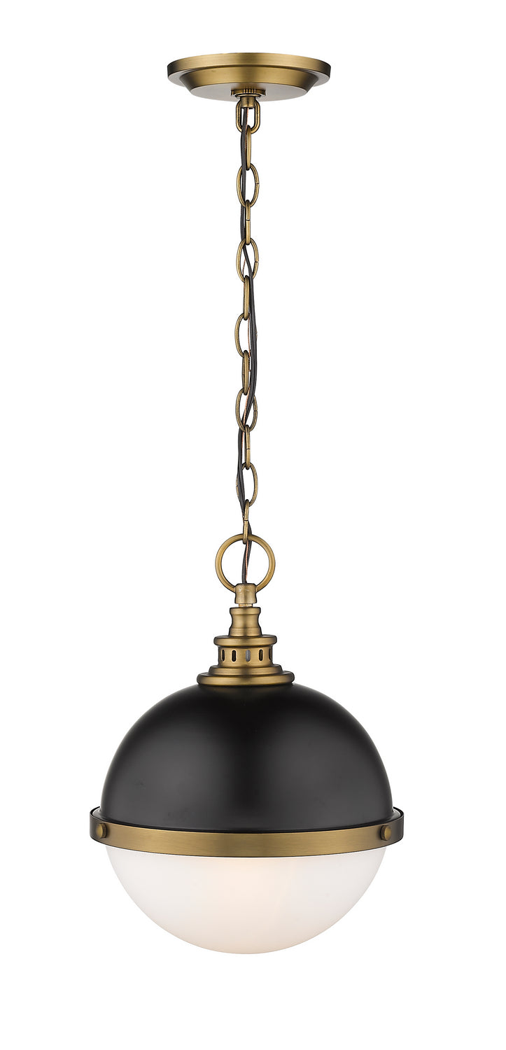 Z-Lite - 619MP-MB-FB - Two Light Pendant - Peyton - Matte Black / Factory Bronze