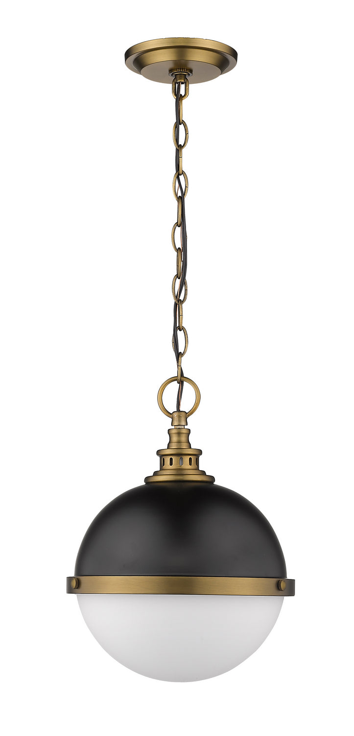 Z-Lite - 619MP-MB-FB - Two Light Pendant - Peyton - Matte Black / Factory Bronze