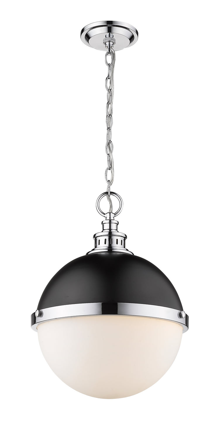 Z-Lite - 619P14-MB-CH - Two Light Pendant - Peyton - Matte Black / Chrome