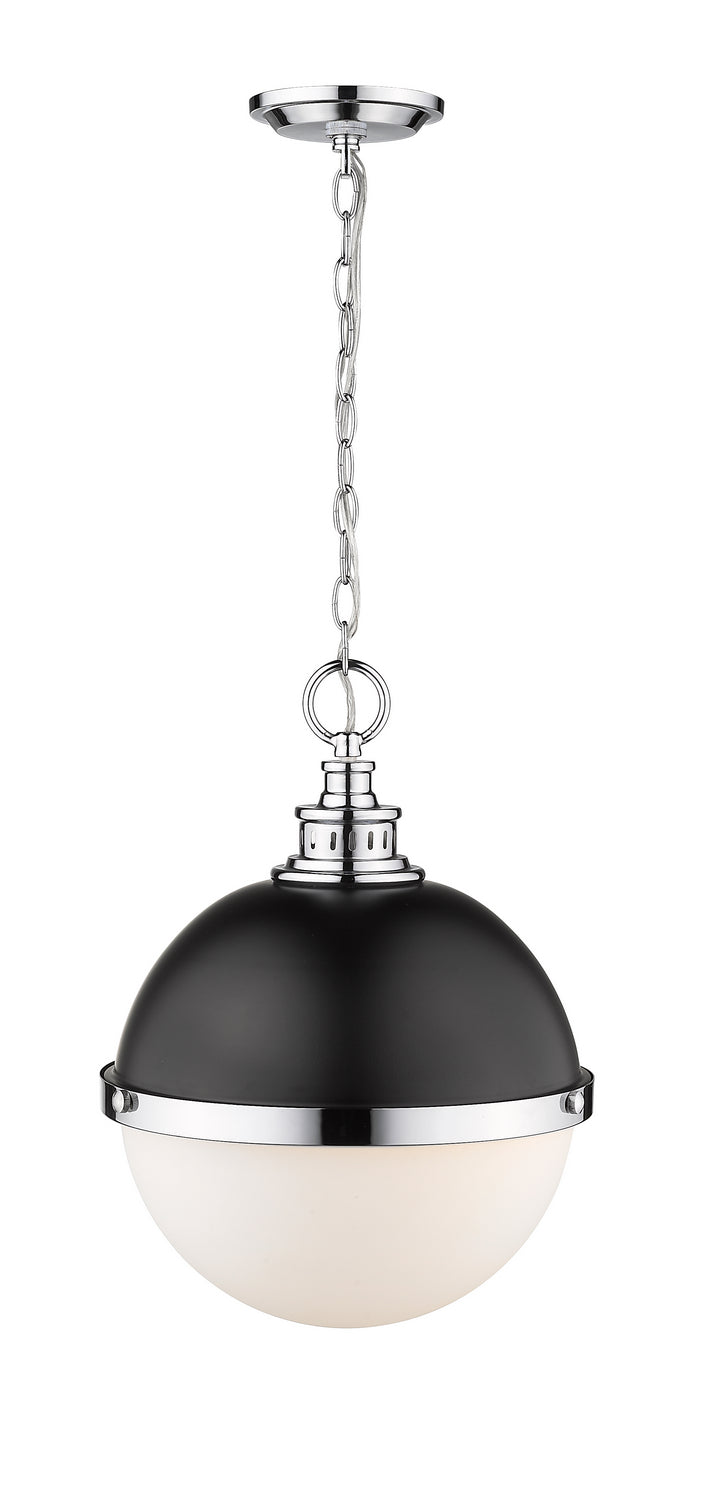 Z-Lite - 619P14-MB-CH - Two Light Pendant - Peyton - Matte Black / Chrome