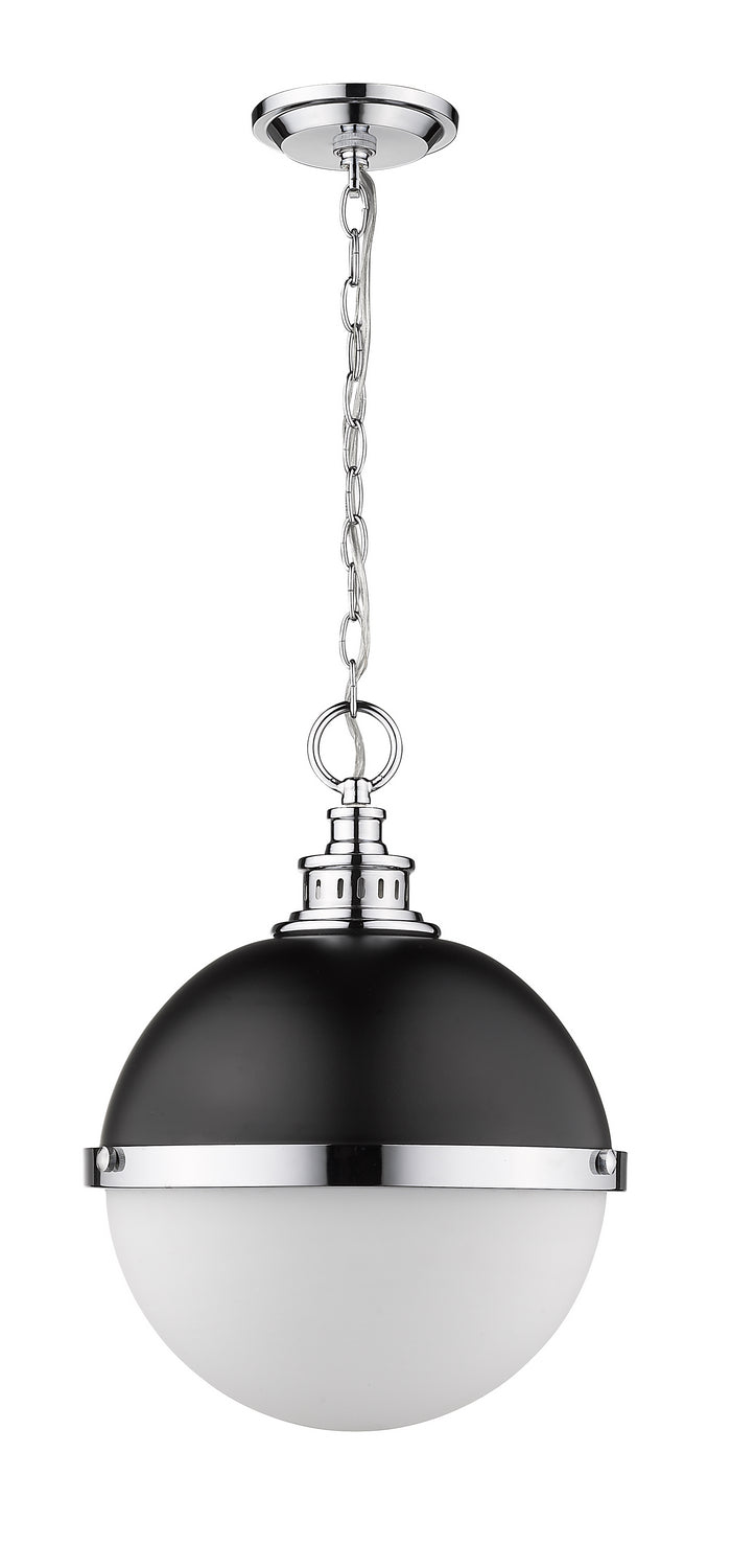 Z-Lite - 619P14-MB-CH - Two Light Pendant - Peyton - Matte Black / Chrome