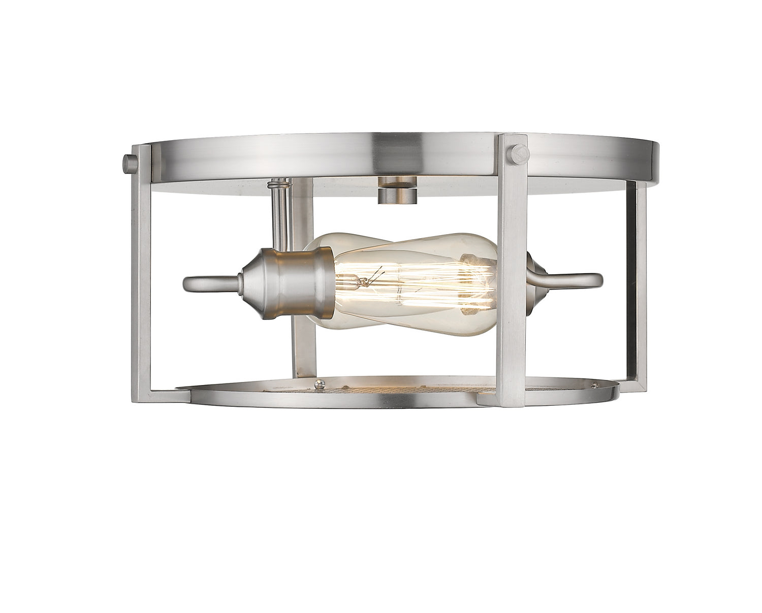 Z-Lite - 723F13-BN - Two Light Flush Mount - Halcyon - Brushed Nickel