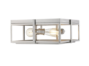 Z-Lite - 724F15-BN - Three Light Flush Mount - Halcyon - Brushed Nickel