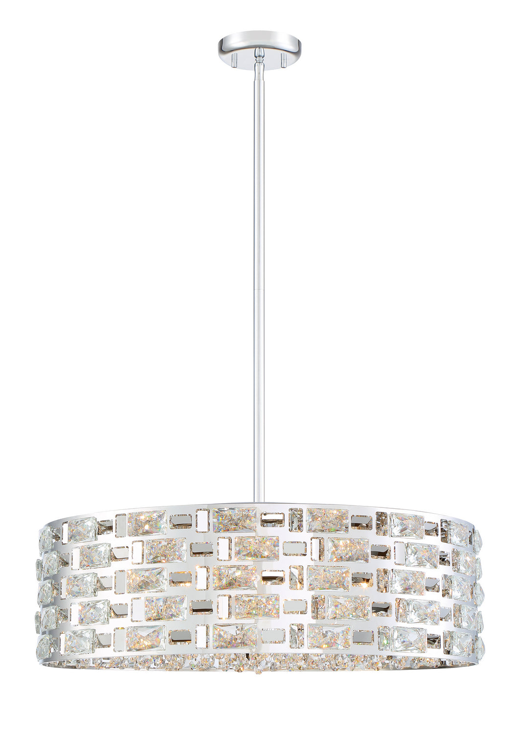 Z-Lite - 912P24-CH - Seven Light Chandelier - Aludra - Chrome