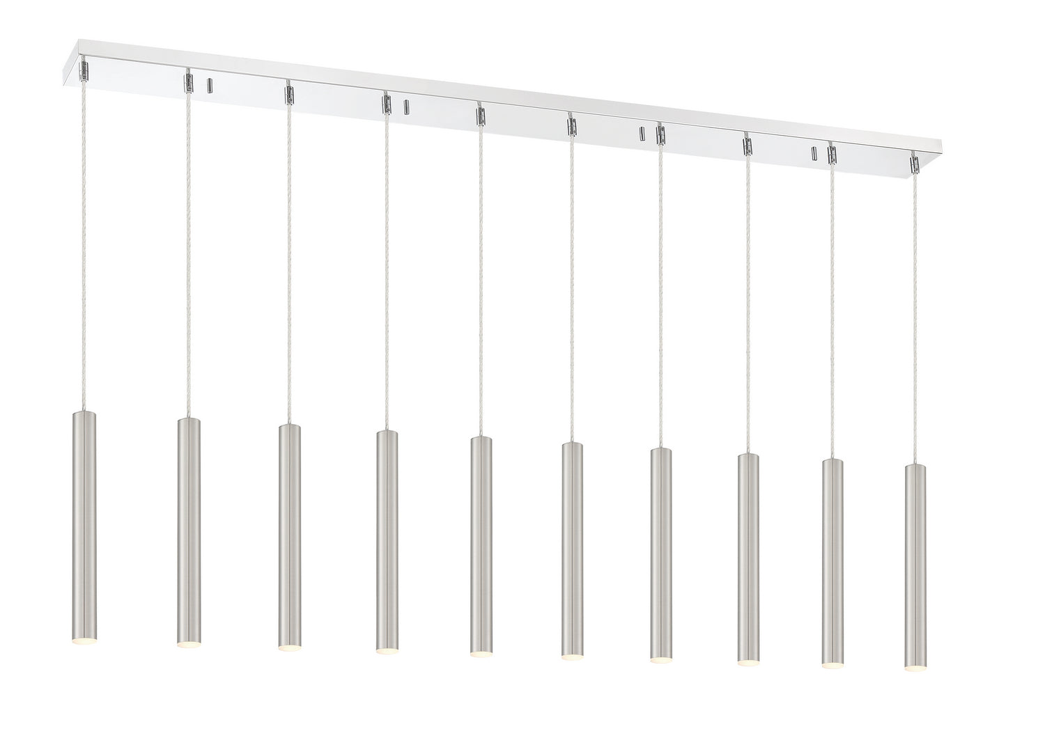 Z-Lite - 917MP12-BN-LED-10LCH - LED Linear Chandelier - Forest - Chrome