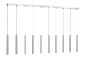 Z-Lite - 917MP12-BN-LED-10LCH - LED Linear Chandelier - Forest - Chrome