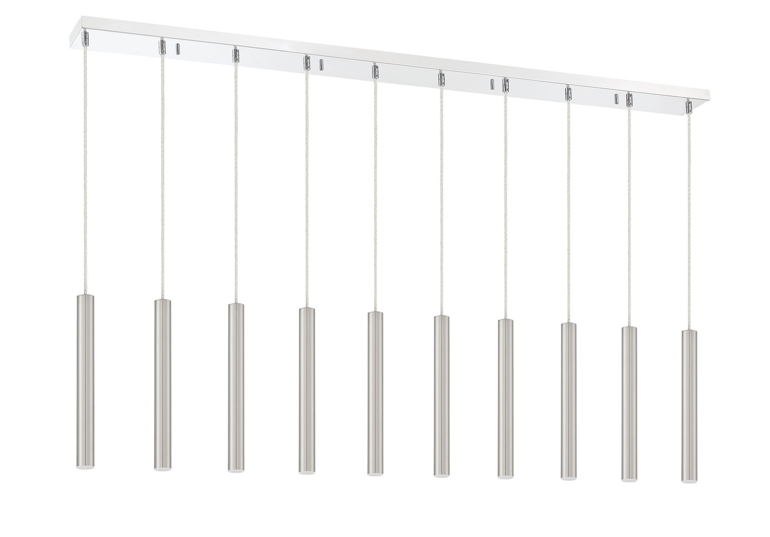 Z-Lite - 917MP12-BN-LED-10LCH - LED Linear Chandelier - Forest - Chrome