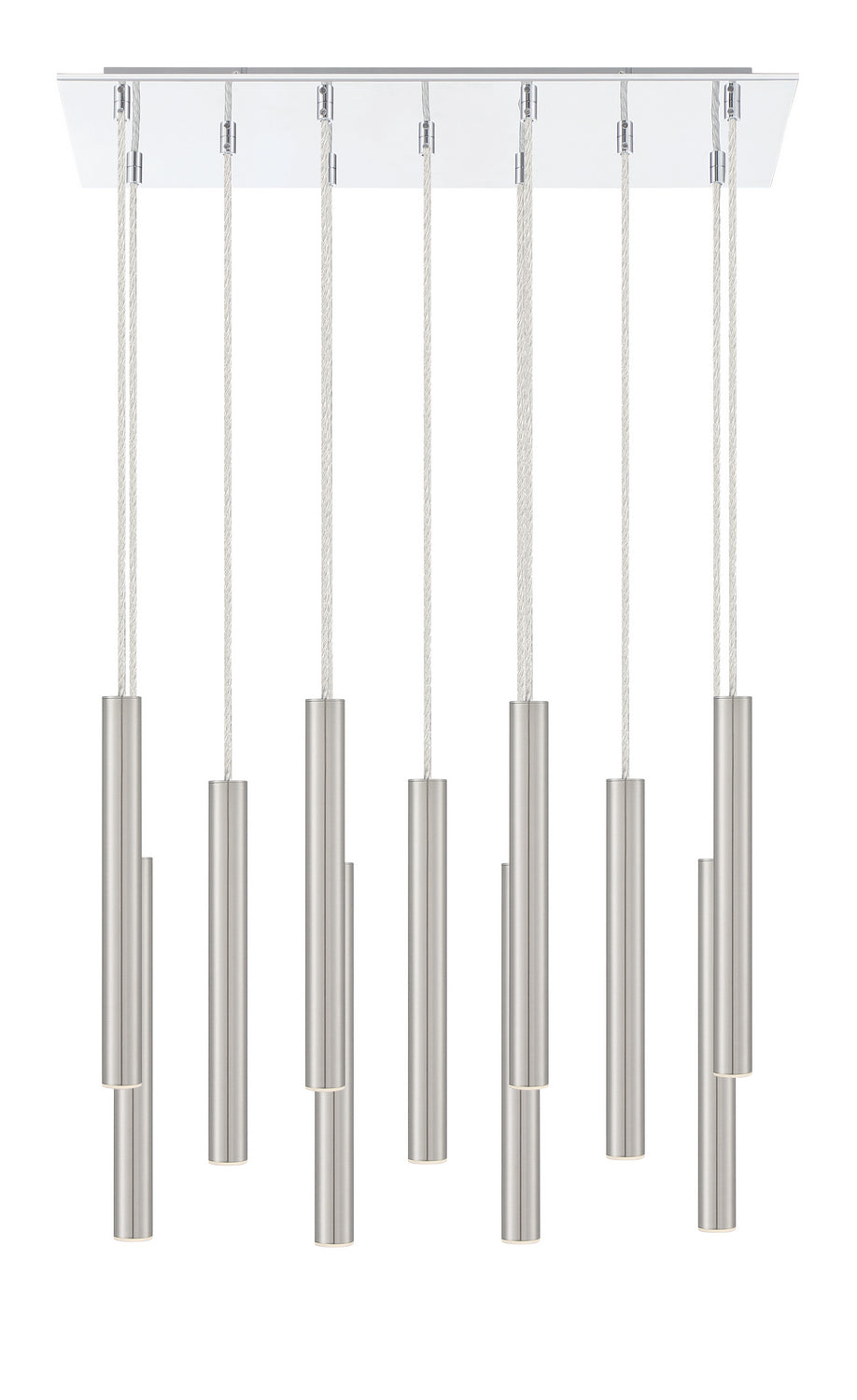 Z-Lite - 917MP12-BN-LED-11LCH - LED Chandelier - Forest - Chrome