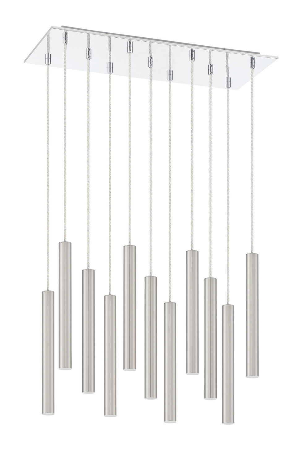 Z-Lite - 917MP12-BN-LED-11LCH - LED Chandelier - Forest - Chrome