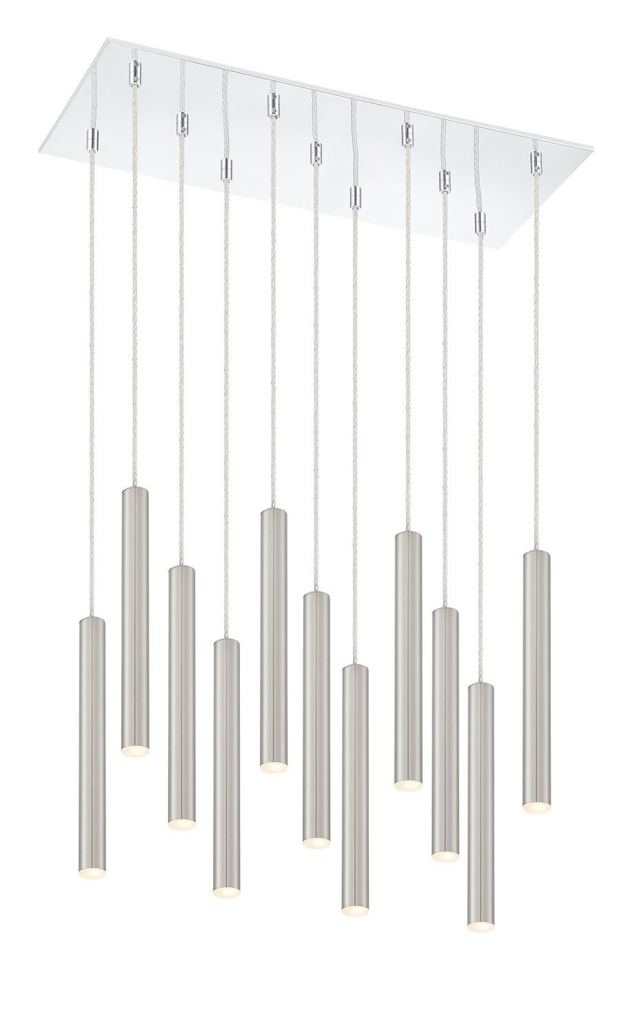 Z-Lite - 917MP12-BN-LED-11LCH - LED Chandelier - Forest - Chrome