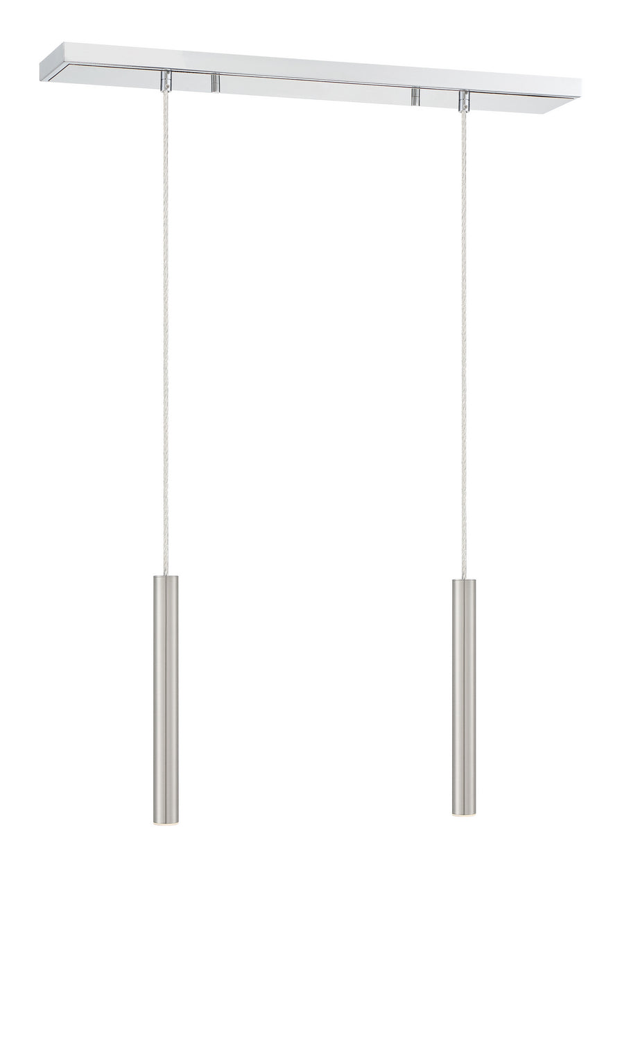 Z-Lite - 917MP12-BN-LED-2LCH - LED Linear Chandelier - Forest - Chrome