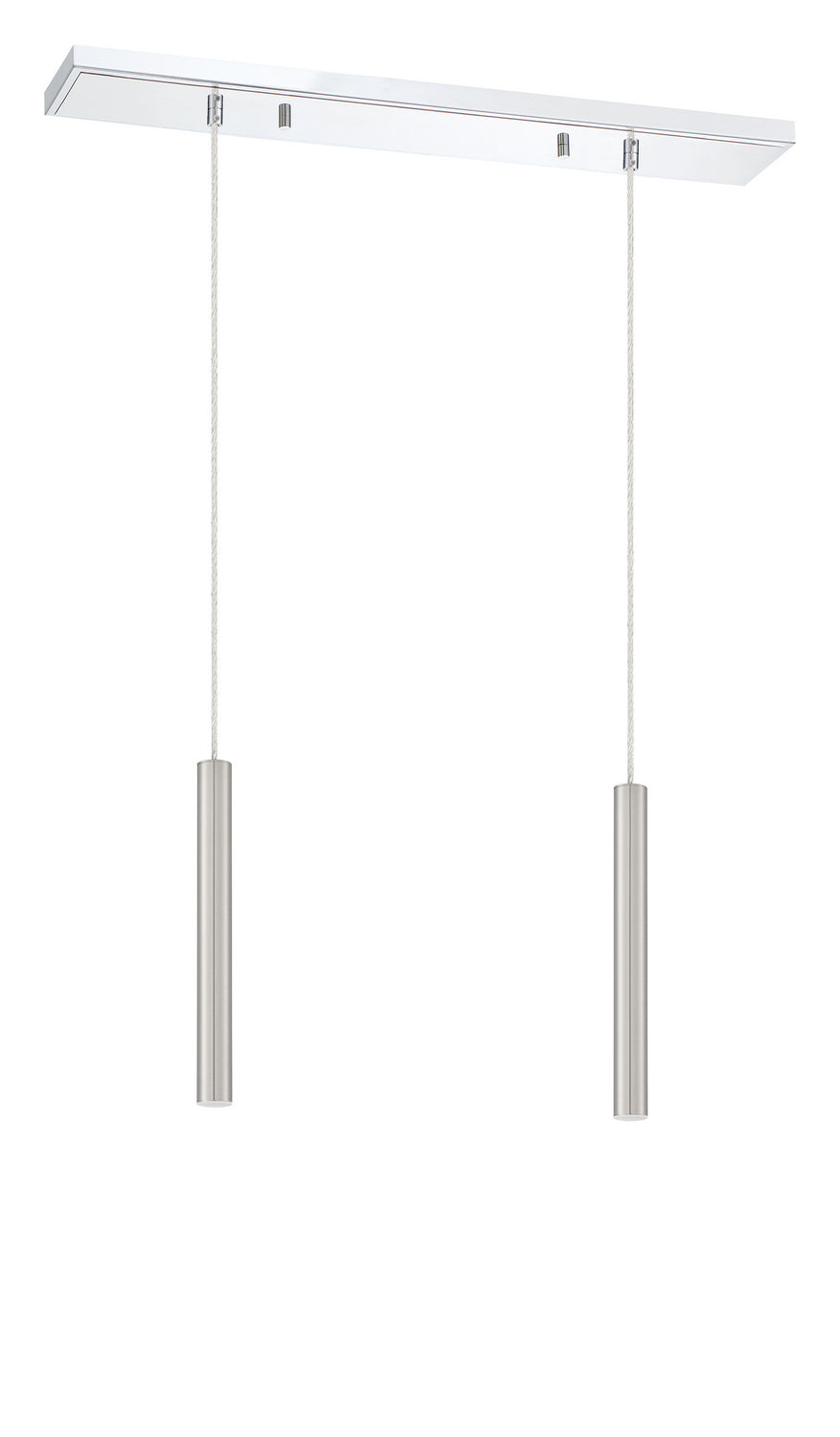 Z-Lite - 917MP12-BN-LED-2LCH - LED Linear Chandelier - Forest - Chrome