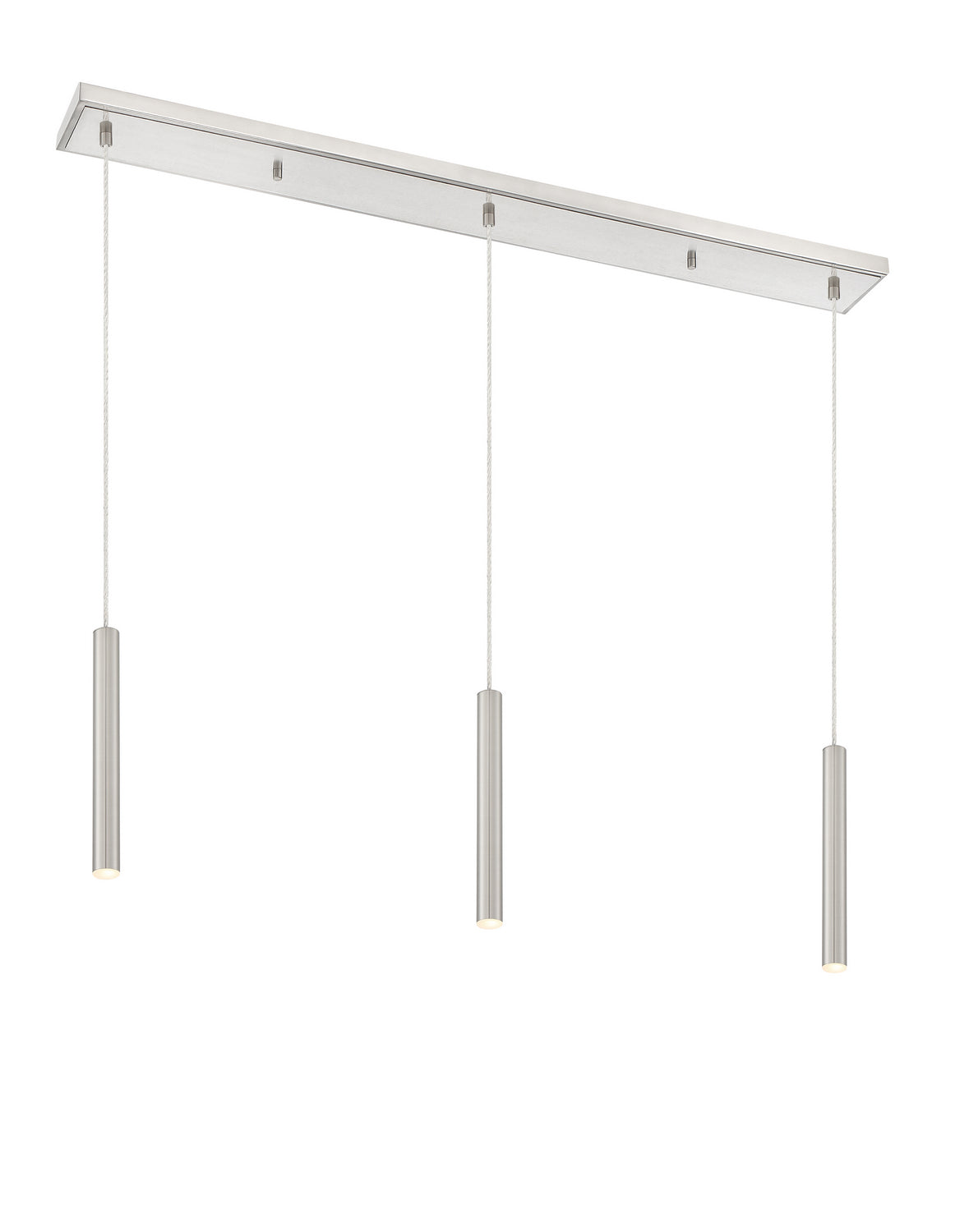 Z-Lite - 917MP12-BN-LED-3LBN - LED Linear Chandelier - Forest - Brushed Nickel