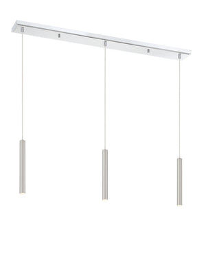 Z-Lite - 917MP12-BN-LED-3LCH - LED Linear Chandelier - Forest - Chrome