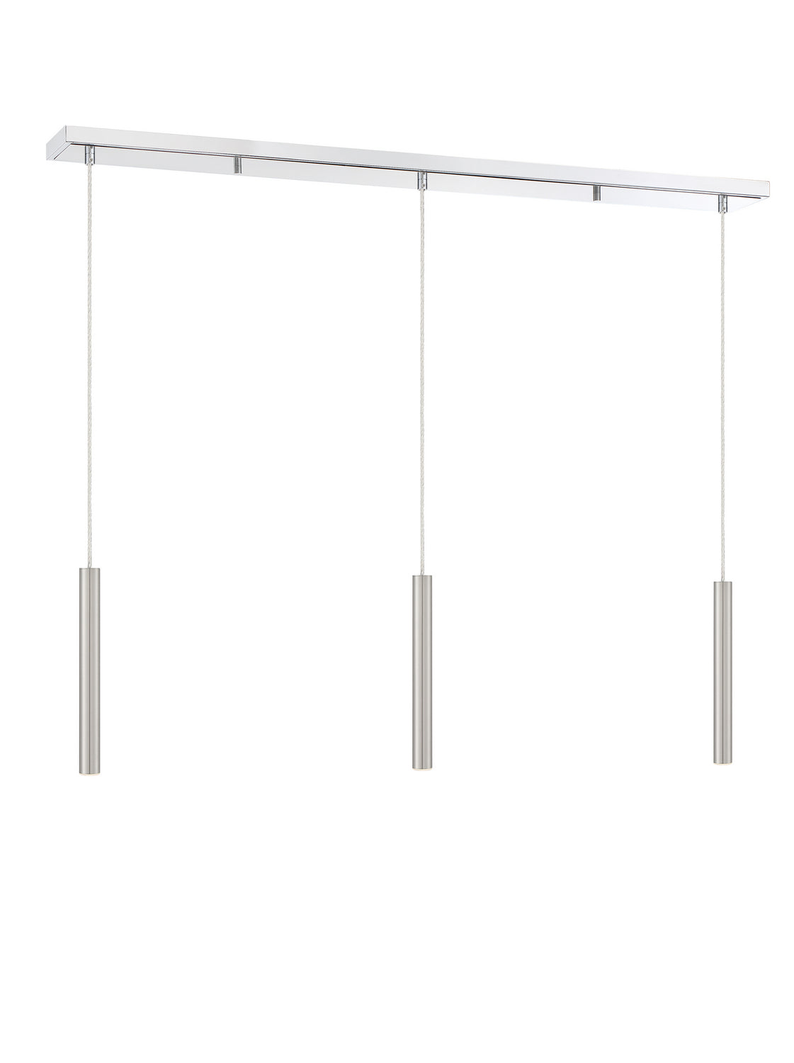 Z-Lite - 917MP12-BN-LED-3LCH - LED Linear Chandelier - Forest - Chrome