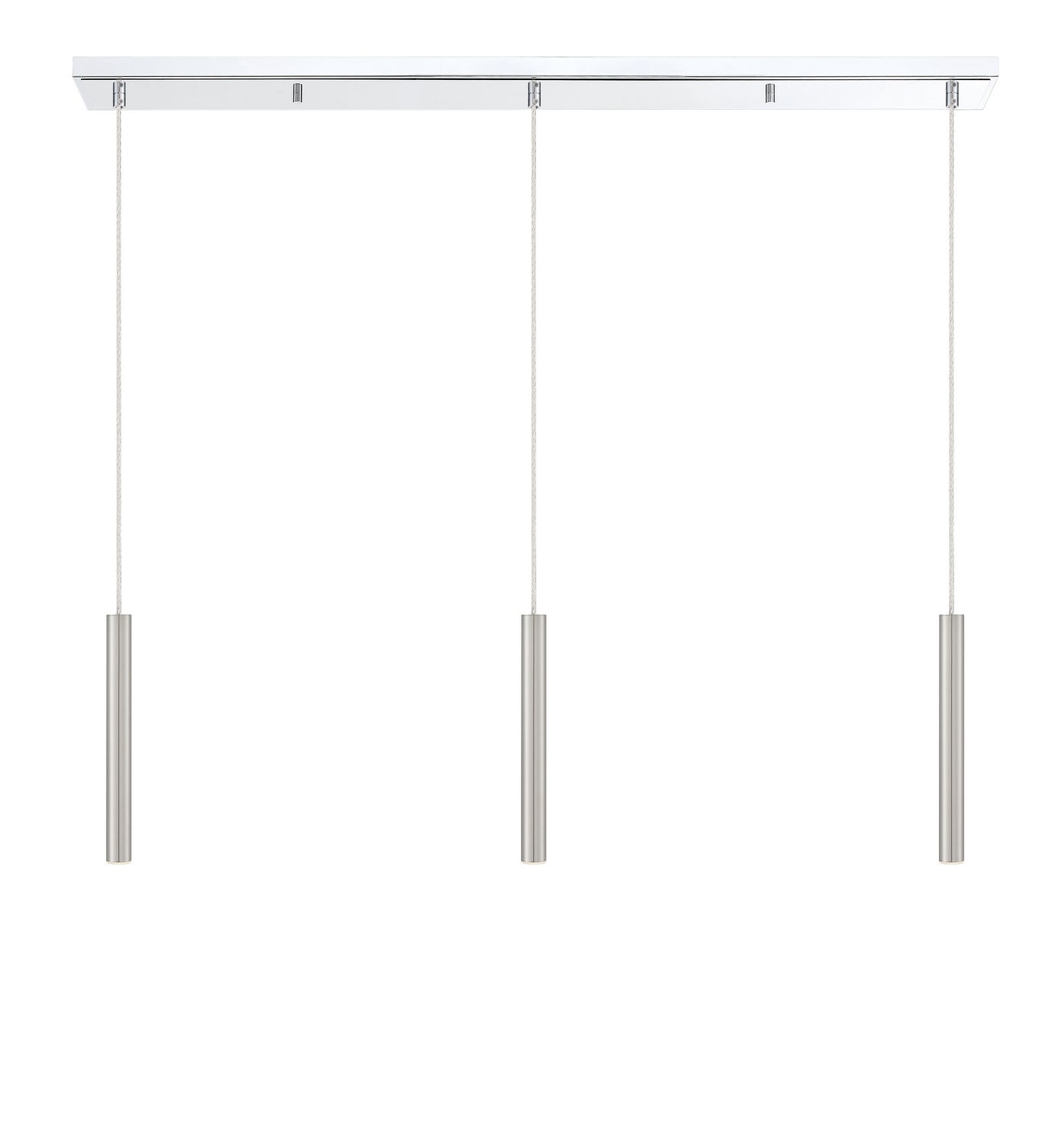 Z-Lite - 917MP12-BN-LED-3LCH - LED Linear Chandelier - Forest - Chrome