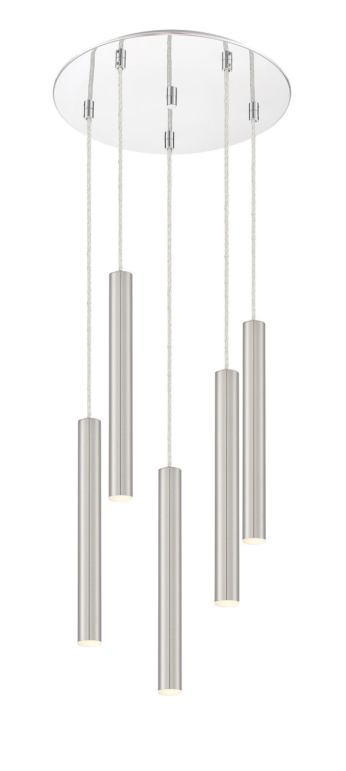 Z-Lite - 917MP12-BN-LED-5RCH - LED Chandelier - Forest - Chrome