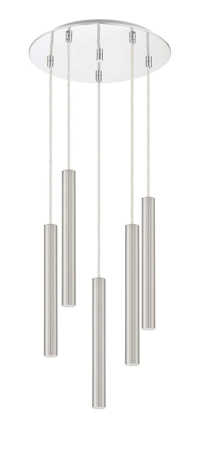 Z-Lite - 917MP12-BN-LED-5RCH - LED Chandelier - Forest - Chrome