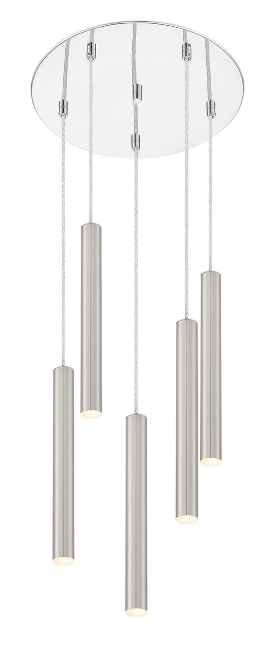 Z-Lite - 917MP12-BN-LED-5RCH - LED Chandelier - Forest - Chrome