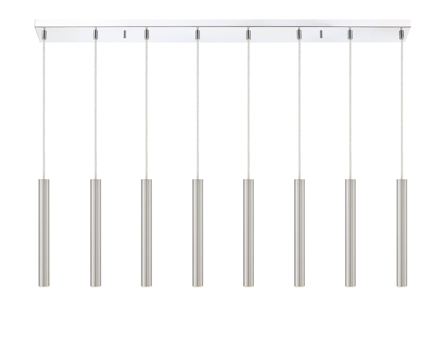 Z-Lite - 917MP12-BN-LED-8LCH - LED Linear Chandelier - Forest - Chrome