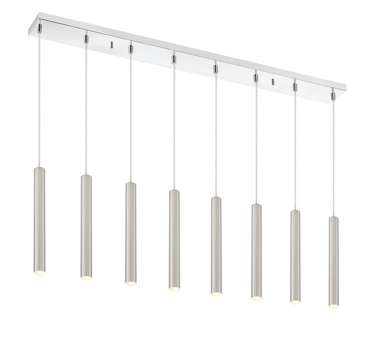 Z-Lite - 917MP12-BN-LED-8LCH - LED Linear Chandelier - Forest - Chrome