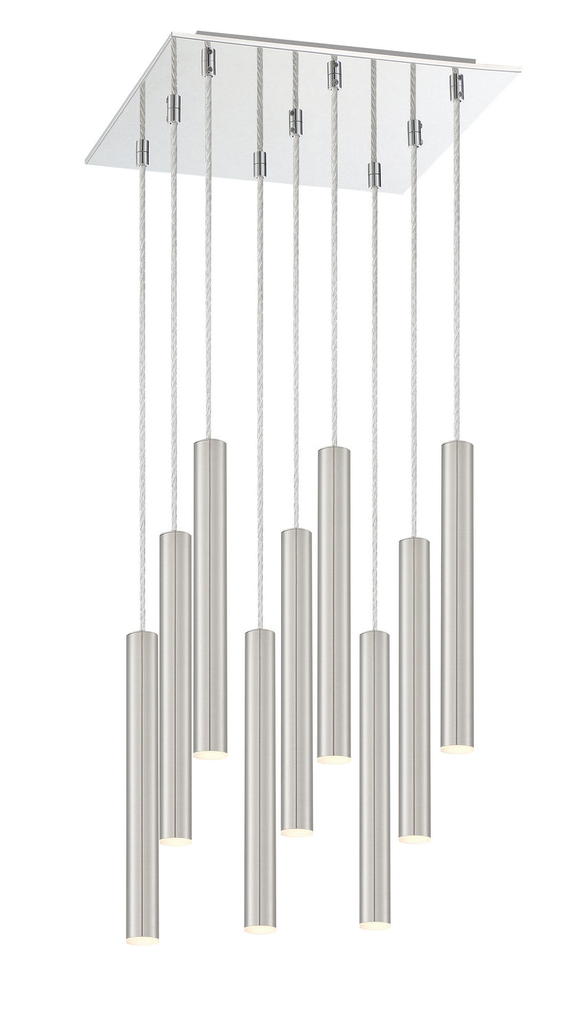 Z-Lite - 917MP12-BN-LED-9SCH - LED Chandelier - Forest - Chrome