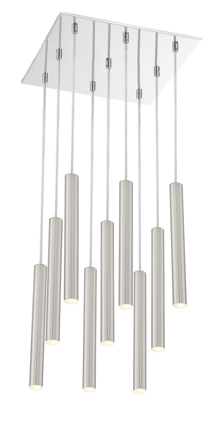 Z-Lite - 917MP12-BN-LED-9SCH - LED Chandelier - Forest - Chrome