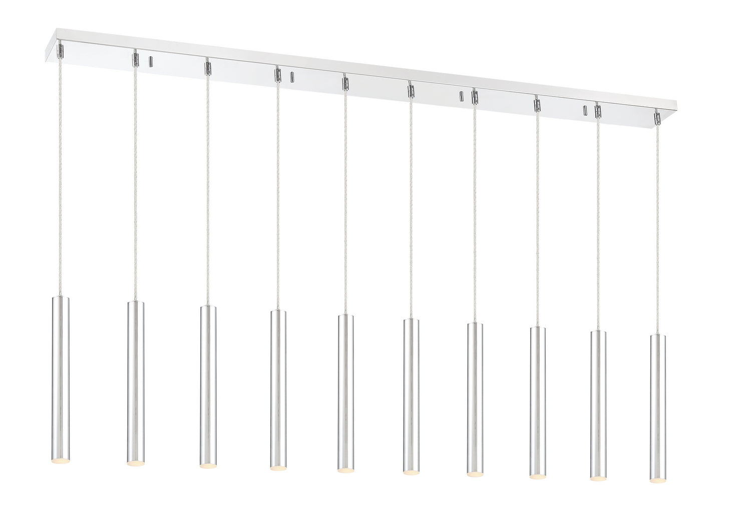 Z-Lite - 917MP12-CH-LED-10LCH - LED Linear Chandelier - Forest - Chrome