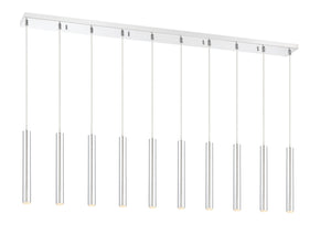 Z-Lite - 917MP12-CH-LED-10LCH - LED Linear Chandelier - Forest - Chrome