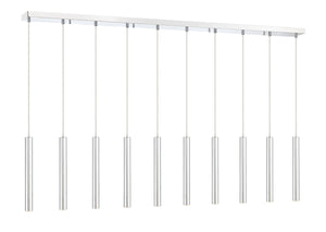 Z-Lite - 917MP12-CH-LED-10LCH - LED Linear Chandelier - Forest - Chrome