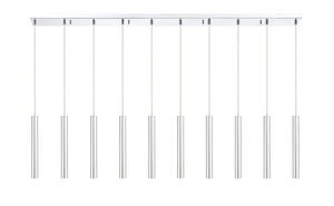 Z-Lite - 917MP12-CH-LED-10LCH - LED Linear Chandelier - Forest - Chrome