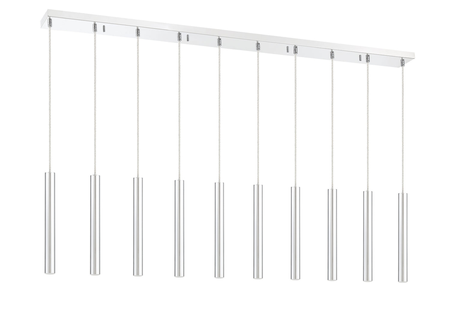 Z-Lite - 917MP12-CH-LED-10LCH - LED Linear Chandelier - Forest - Chrome