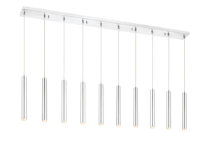 Z-Lite - 917MP12-CH-LED-10LCH - LED Linear Chandelier - Forest - Chrome