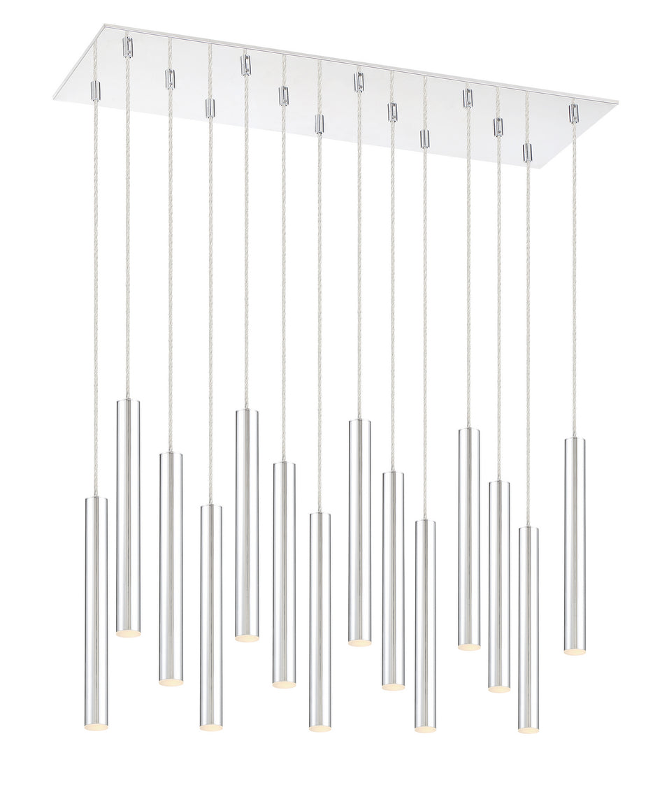 Z-Lite - 917MP12-CH-LED-14LCH - LED Chandelier - Forest - Chrome