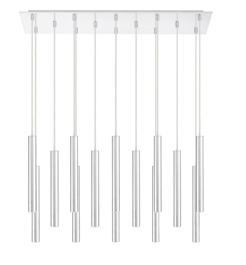 Z-Lite - 917MP12-CH-LED-14LCH - LED Chandelier - Forest - Chrome