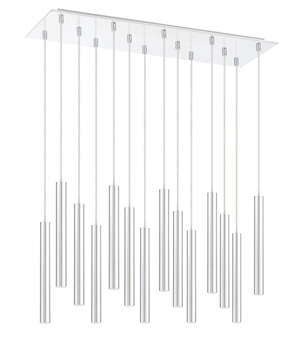 Z-Lite - 917MP12-CH-LED-14LCH - LED Chandelier - Forest - Chrome