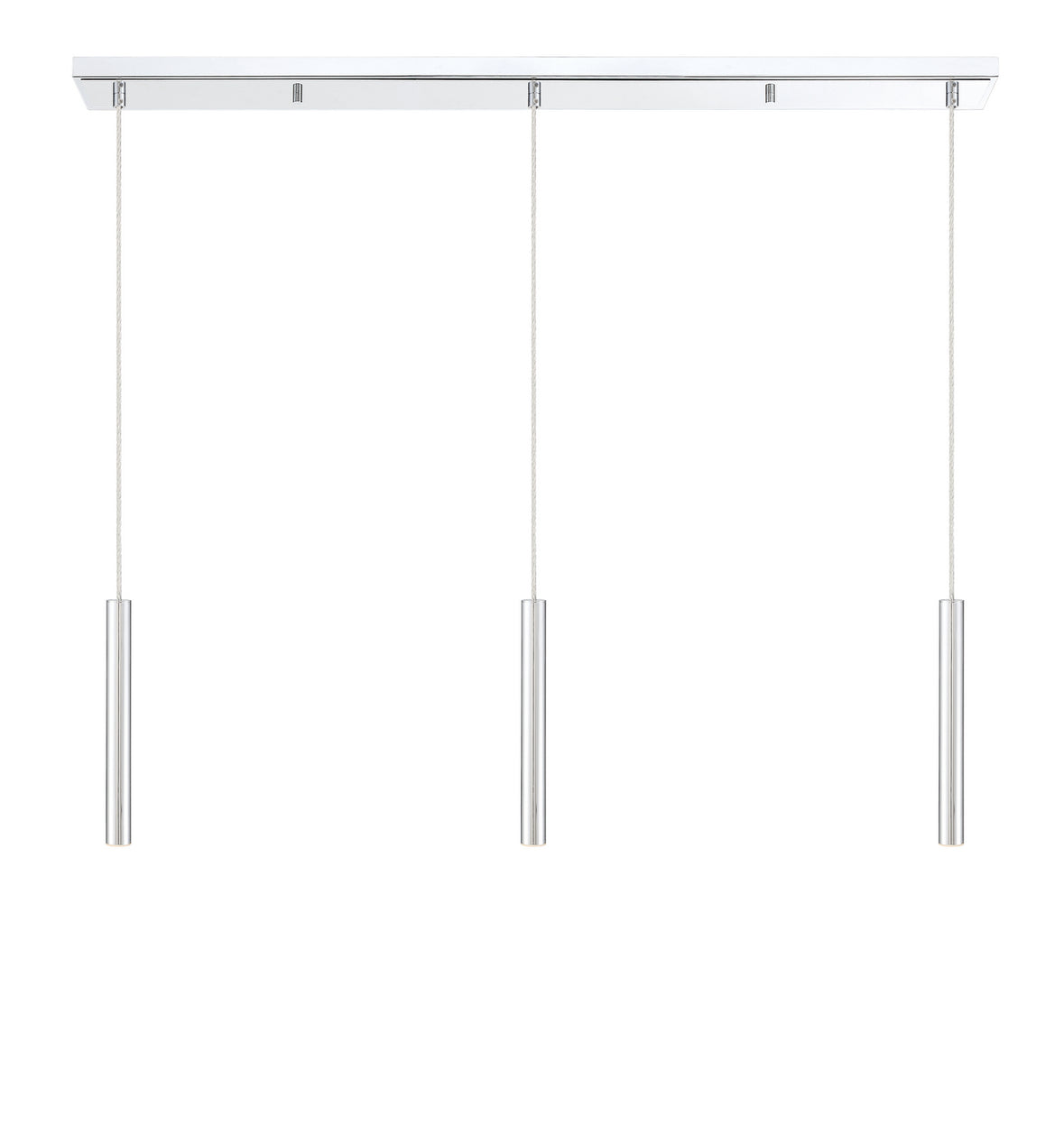 Z-Lite - 917MP12-CH-LED-3LCH - LED Linear Chandelier - Forest - Chrome