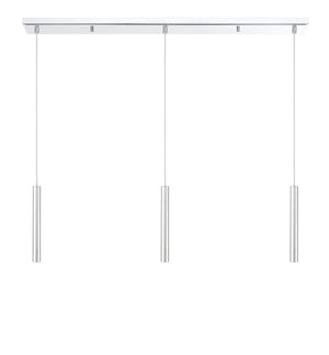 Z-Lite - 917MP12-CH-LED-3LCH - LED Linear Chandelier - Forest - Chrome