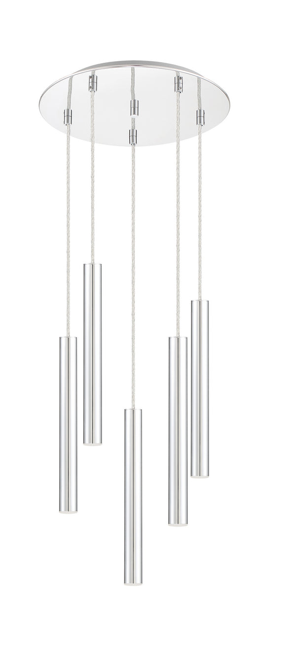Z-Lite - 917MP12-CH-LED-5RCH - LED Chandelier - Forest - Chrome