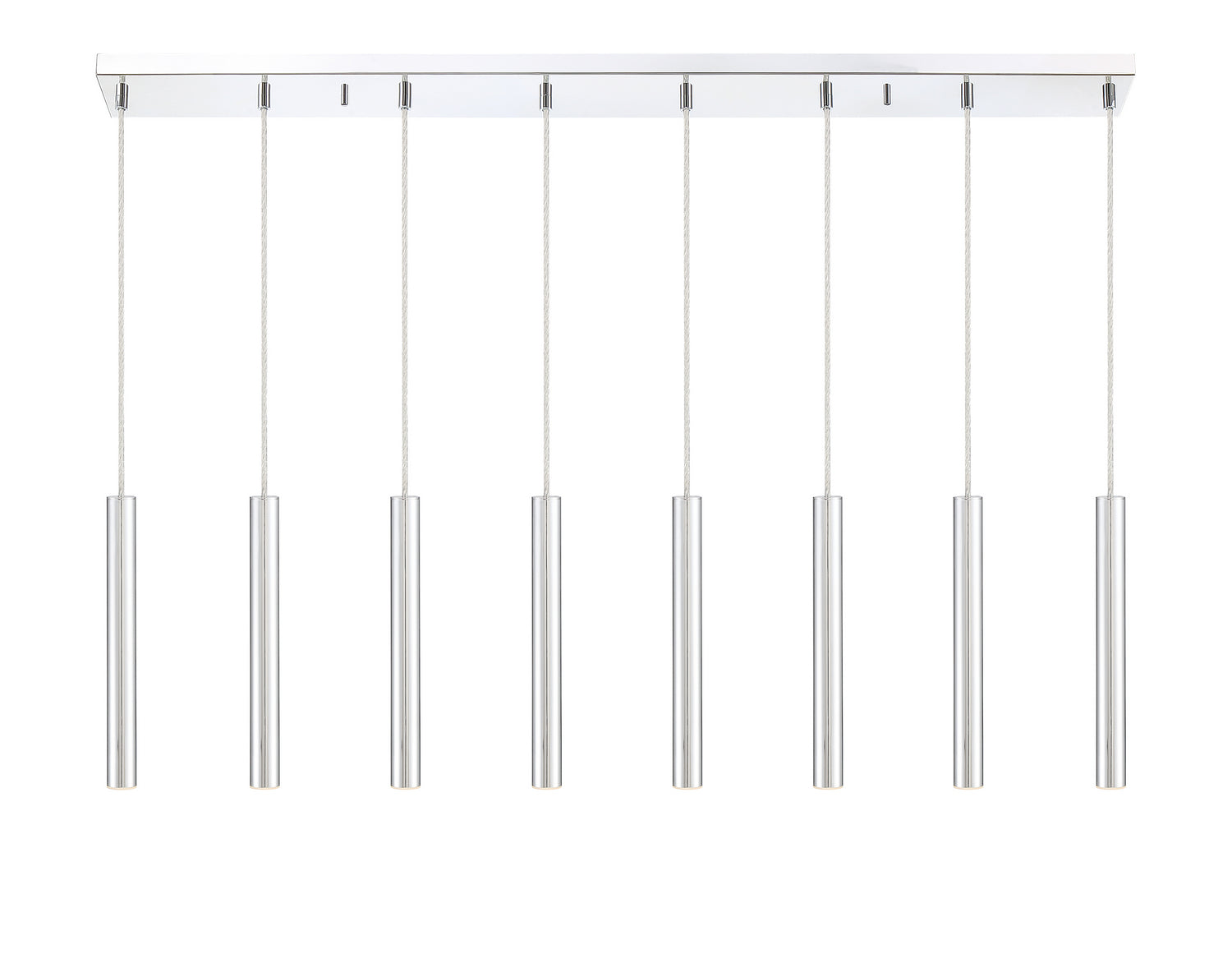 Z-Lite - 917MP12-CH-LED-8LCH - LED Linear Chandelier - Forest - Chrome