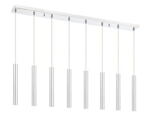 Z-Lite - 917MP12-CH-LED-8LCH - LED Linear Chandelier - Forest - Chrome