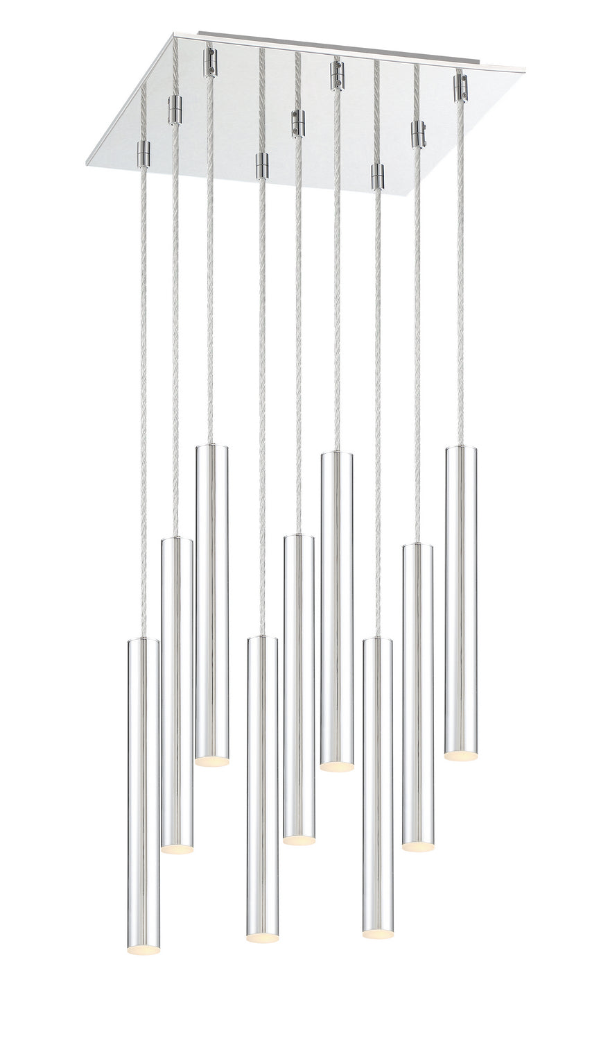 Z-Lite - 917MP12-CH-LED-9SCH - LED Chandelier - Forest - Chrome