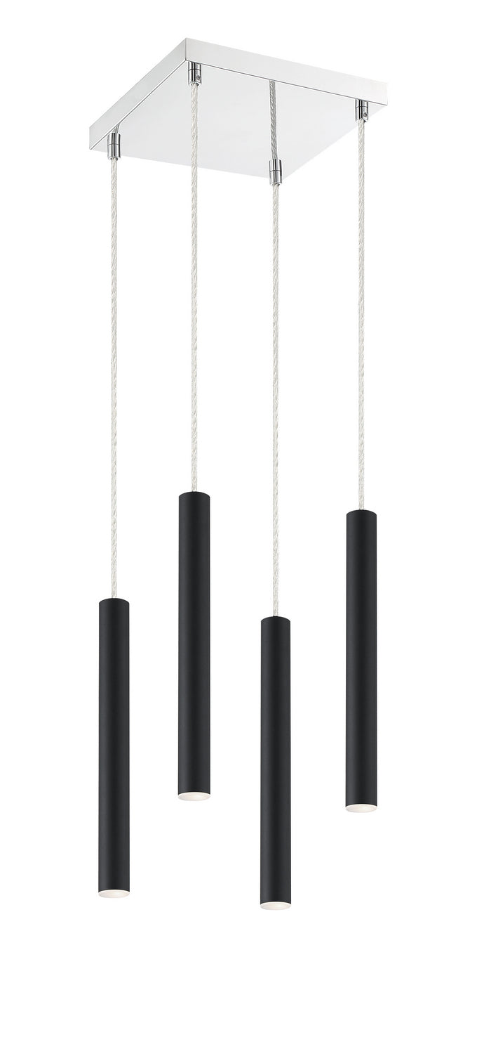 Z-Lite - 917MP12-MB-LED-4SCH - LED Chandelier - Forest - Matte Black