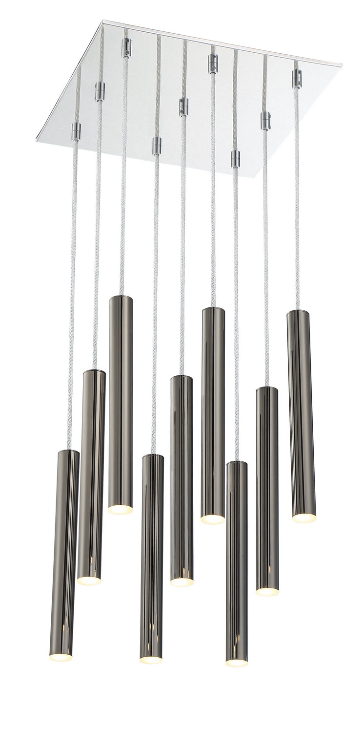 Z-Lite - 917MP12-PBL-LED-9SCH - LED Chandelier - Forest - Chrome