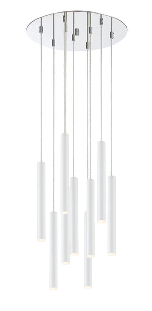 Z-Lite - 917MP12-WH-LED-9RCH - LED Chandelier - Forest - Chrome