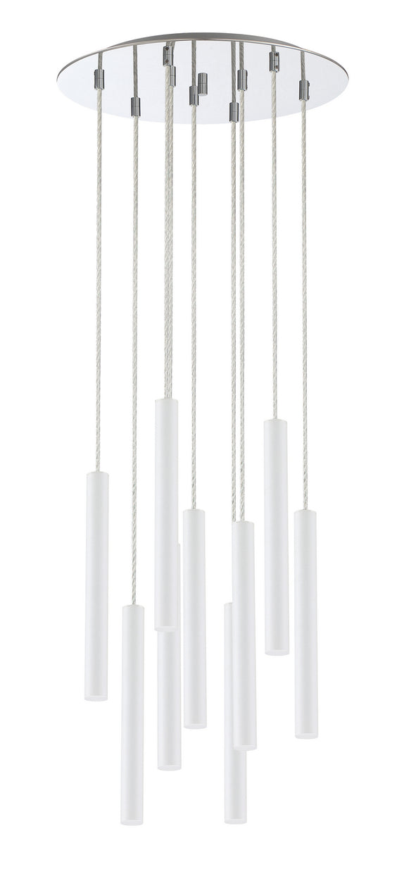 Z-Lite - 917MP12-WH-LED-9RCH - LED Chandelier - Forest - Chrome