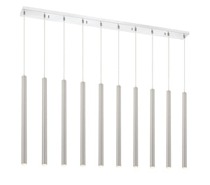 Z-Lite - 917MP24-BN-LED-10LCH - LED Linear Chandelier - Forest - Chrome