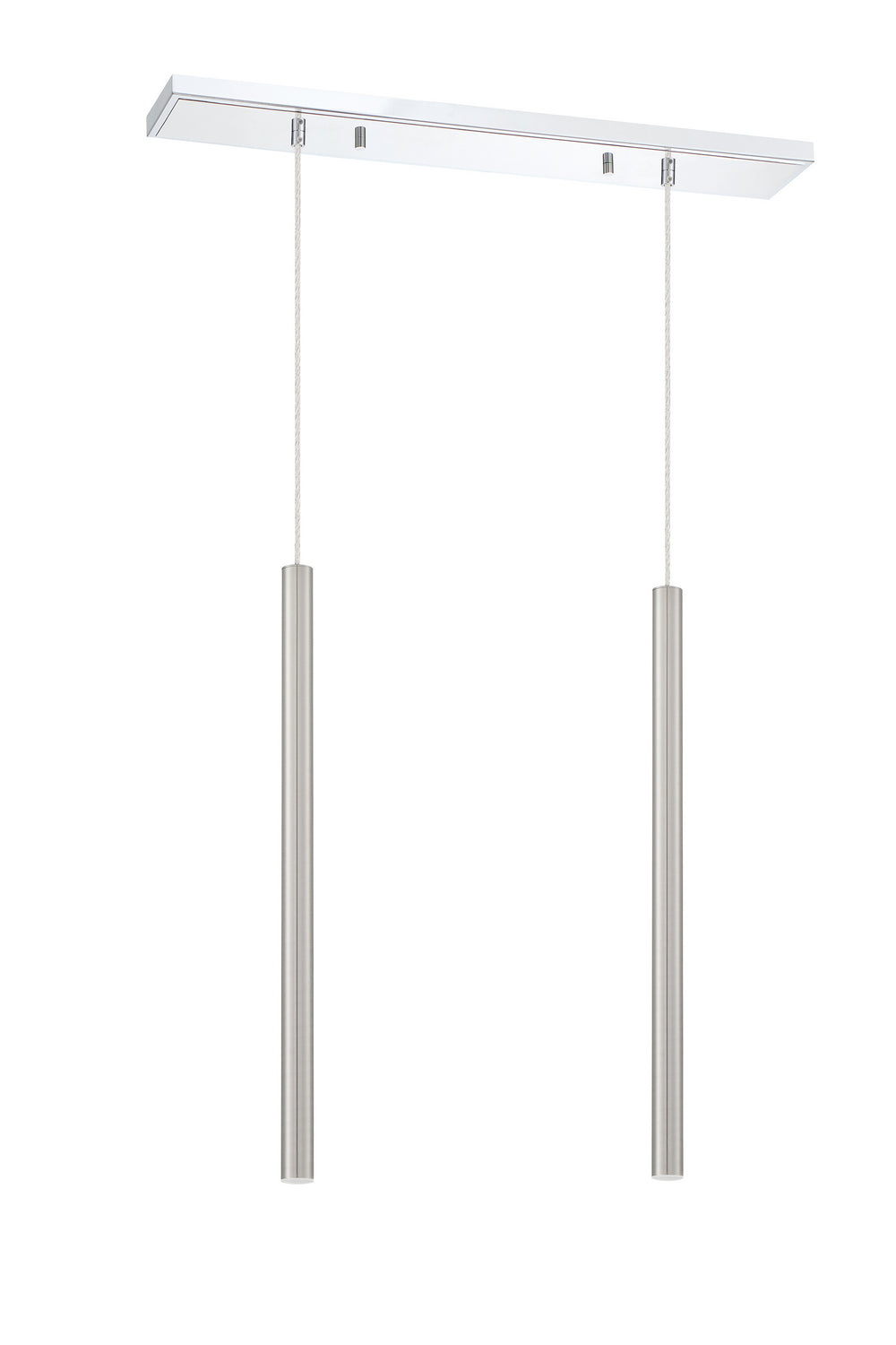 Z-Lite - 917MP24-BN-LED-2LCH - LED Linear Chandelier - Forest - Chrome