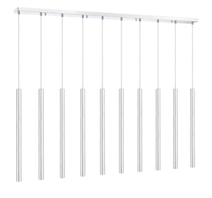 Z-Lite - 917MP24-CH-LED-10LCH - LED Linear Chandelier - Forest - Chrome