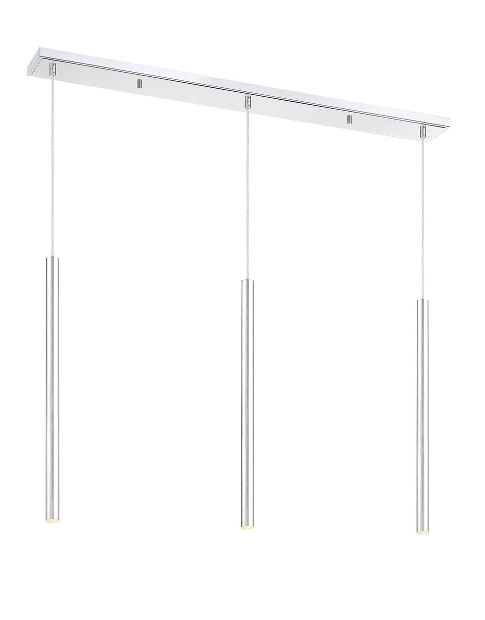 Z-Lite - 917MP24-CH-LED-3LCH - LED Linear Chandelier - Forest - Chrome